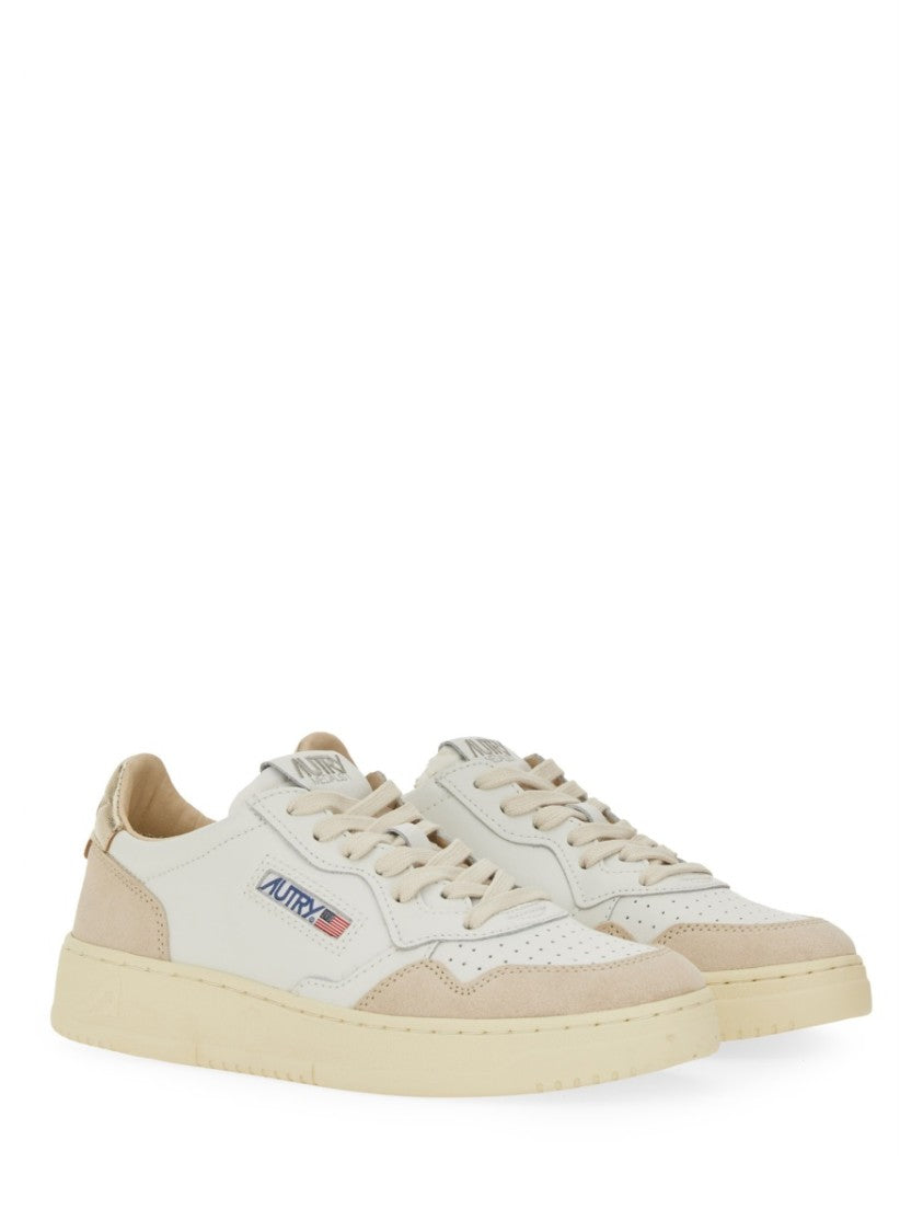 Autry Medalist Low Leather Suede Low-Top Sneakers