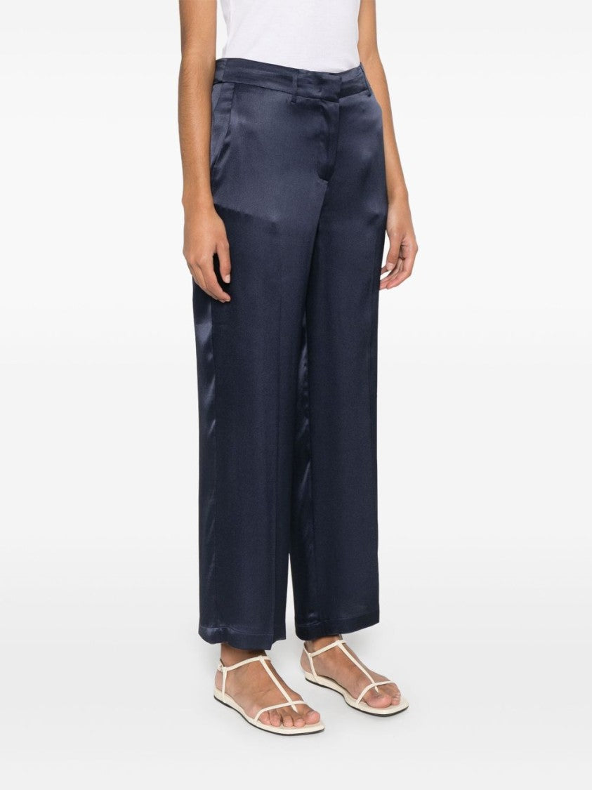 Semi Couture Wide-Leg Trousers With Classic Waistband