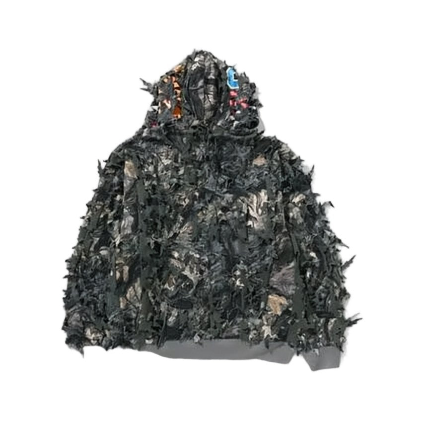 Diesel Textured Black Hoodie With Three-Dimensional Design