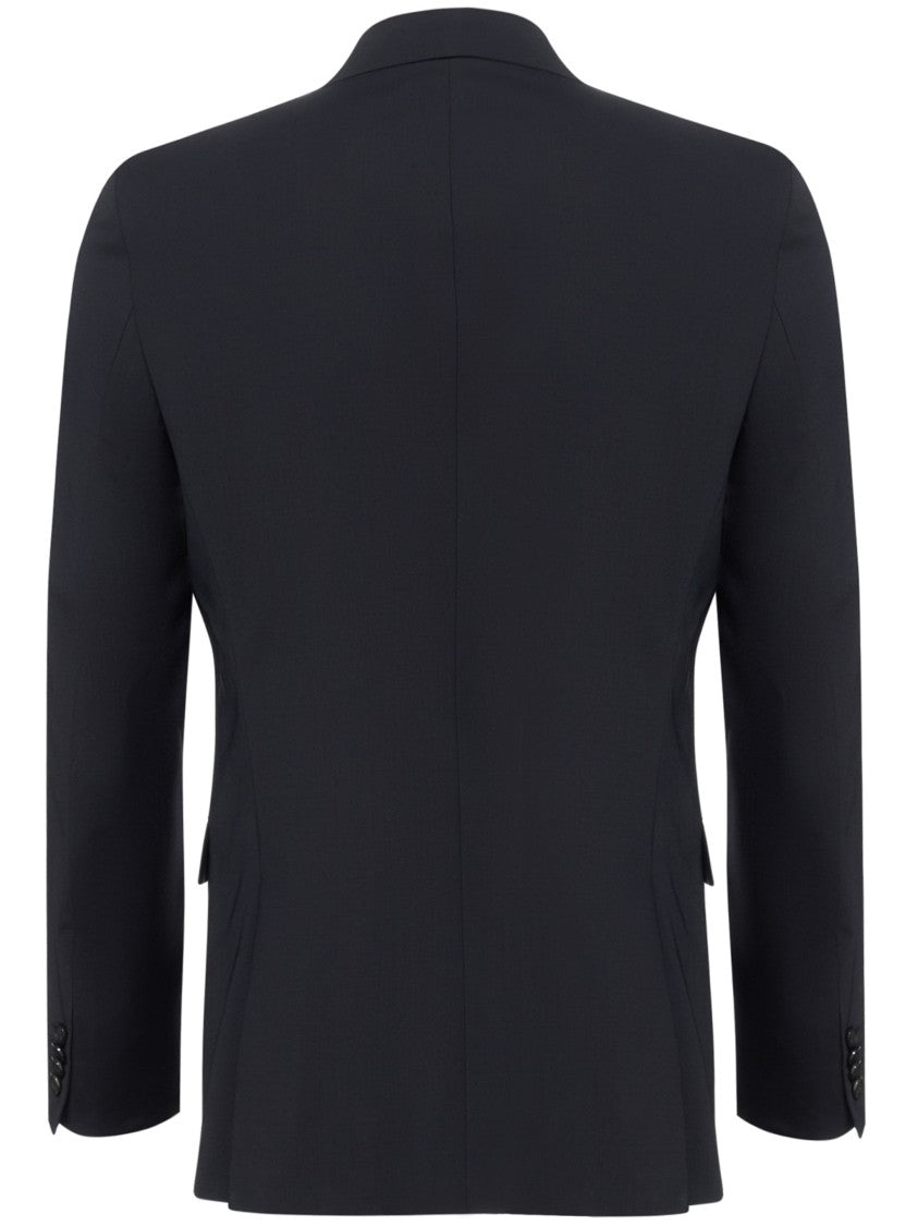 Hugo Boss Tailored Black Two-Piece Suit With Notched Lapel
