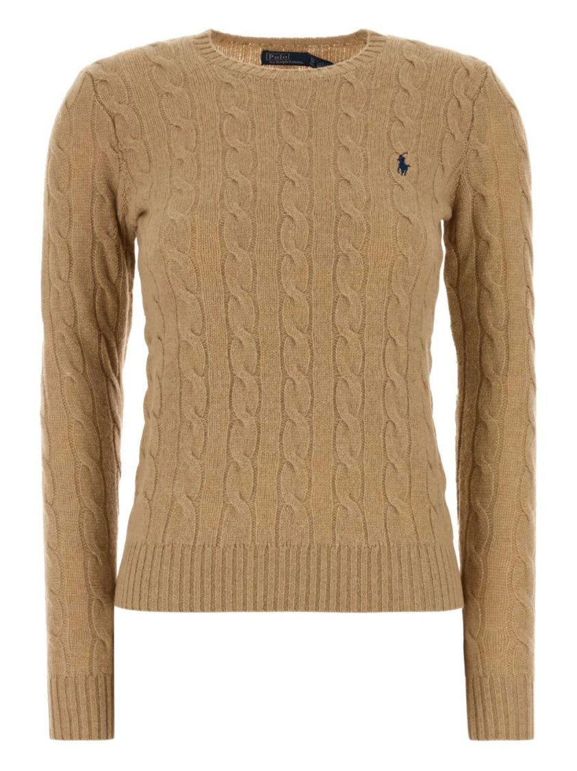 Polo Ralph Lauren Camel Cable Knit Sweater