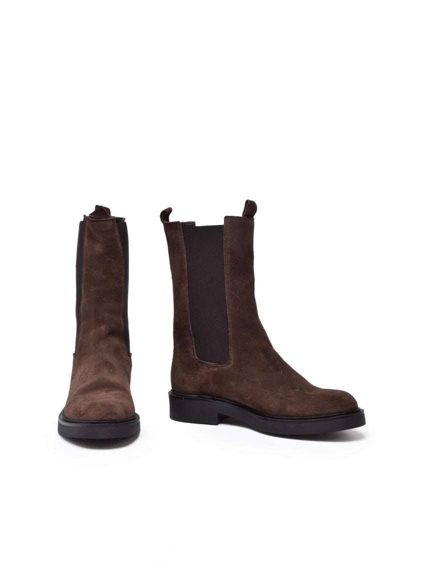 Gianluca Giordano Brown Suede Boots
