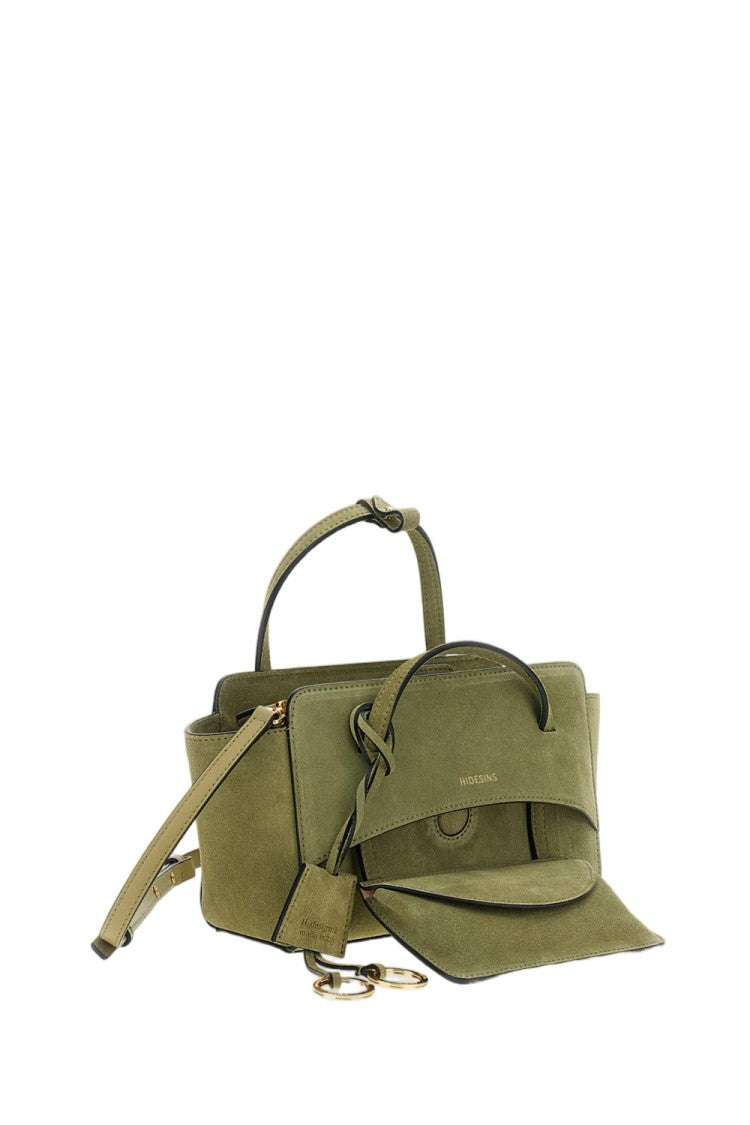 Hidesins Brown Flap S Suede Shoulder Bag