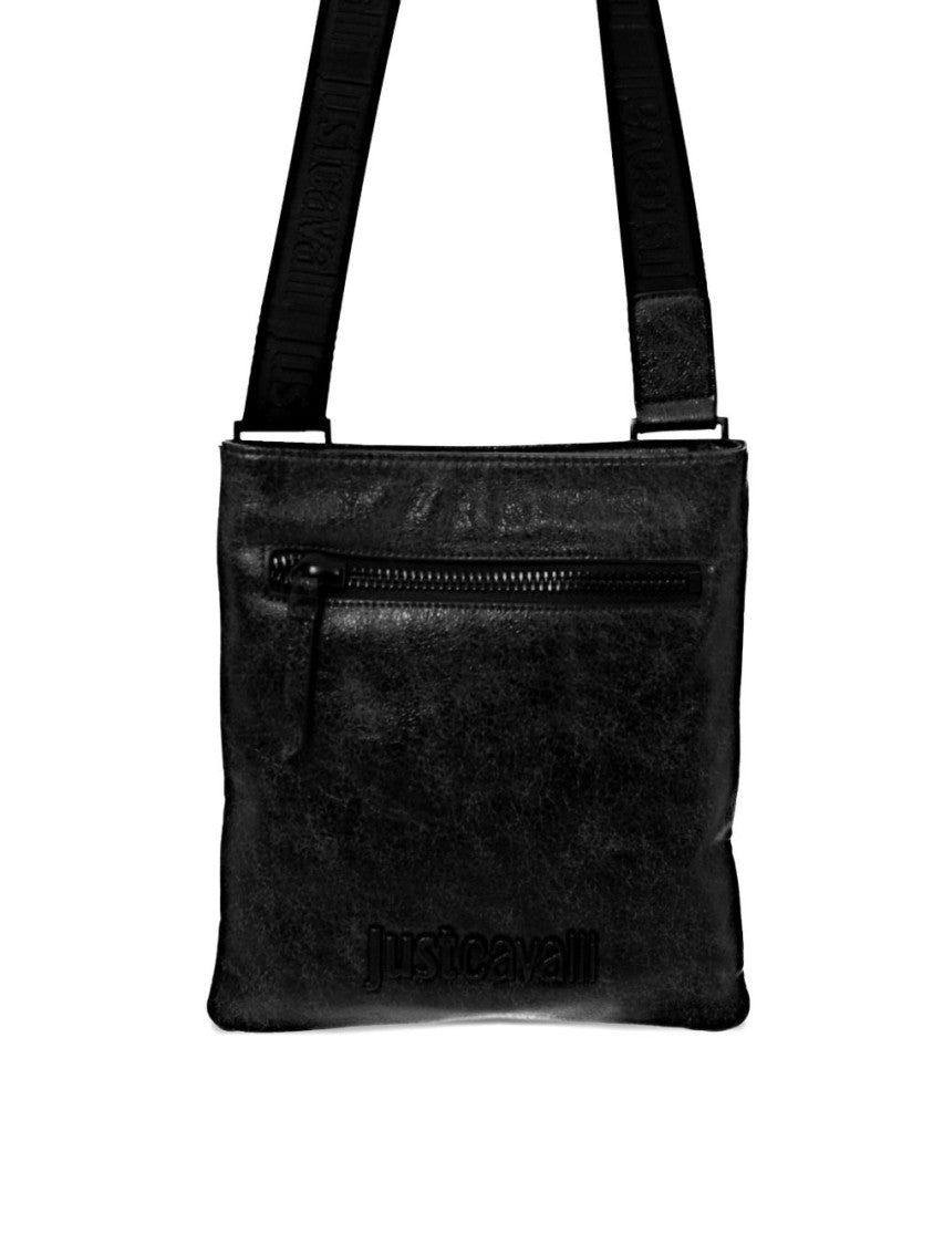 Just Cavalli Leather Shoulder Bag