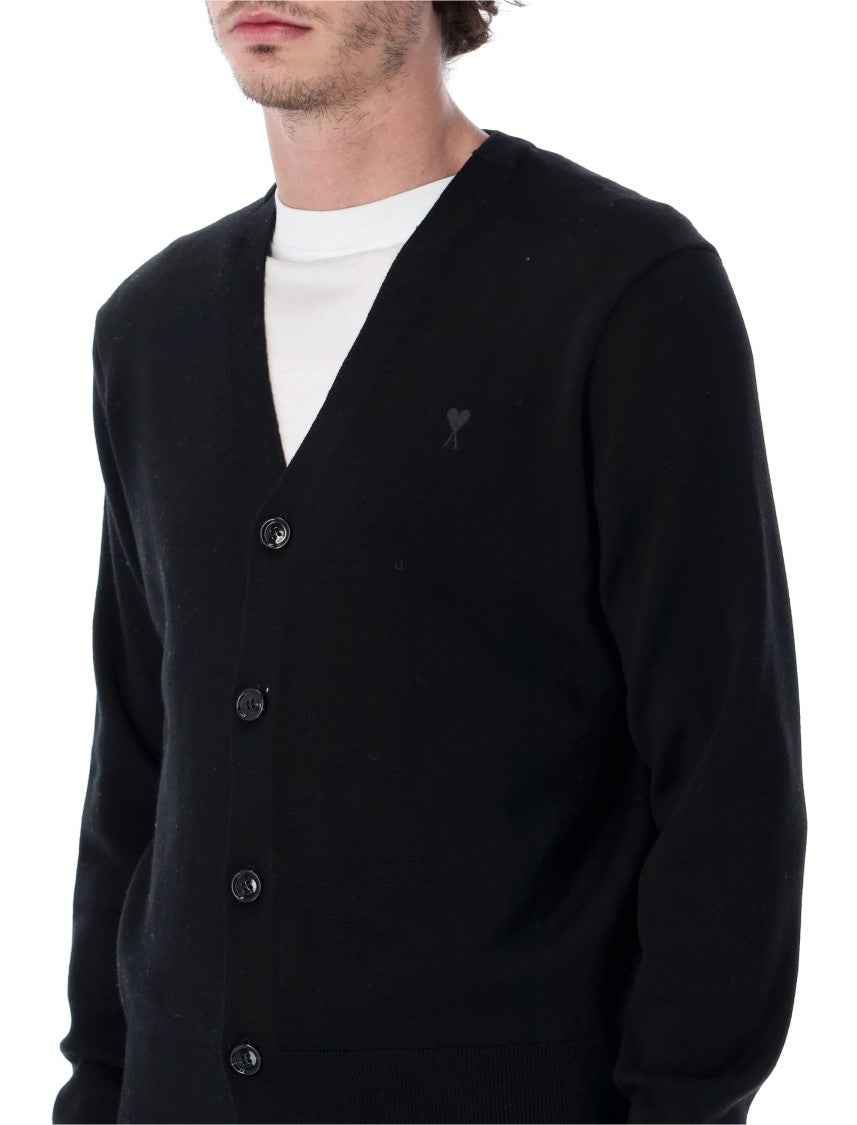 Ami Paris Adc Wool Cardigan