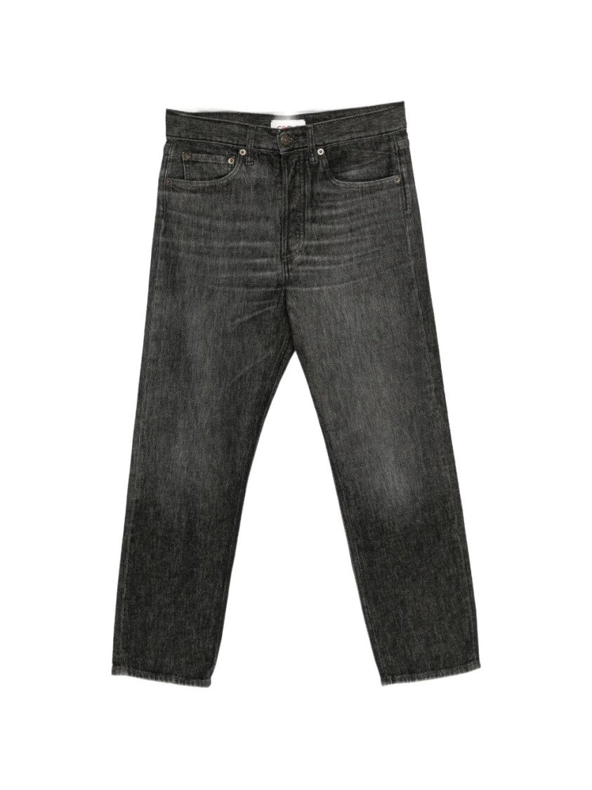 Cycle Bella Black Mum-Fit Straight Jeans