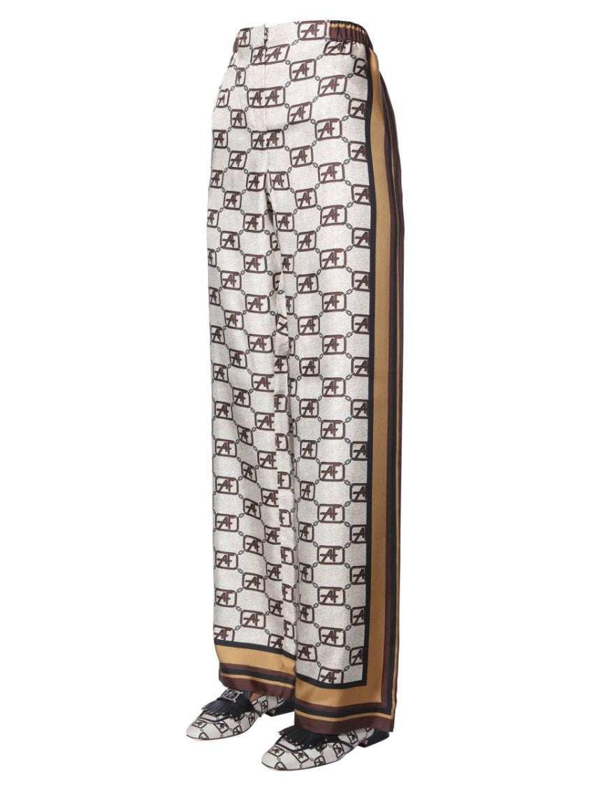 Alberta Ferretti Story Logo Pants