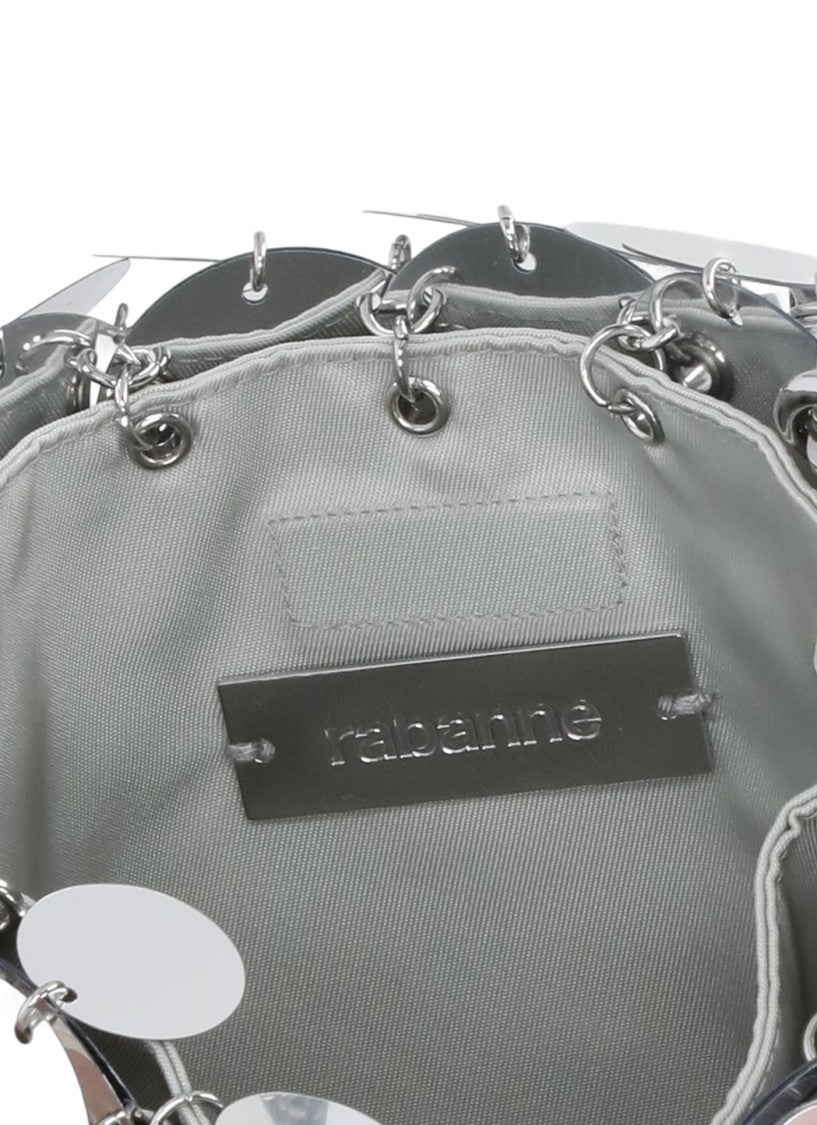 Rabanne Sparkle Nano Bag With Chain Shoulder Strap And Magnetic Fastening