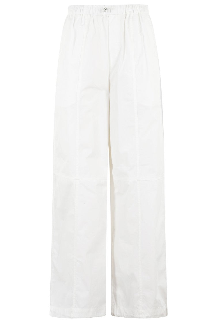 Isabelle Blanche White Pants With Adjustable Drawstring