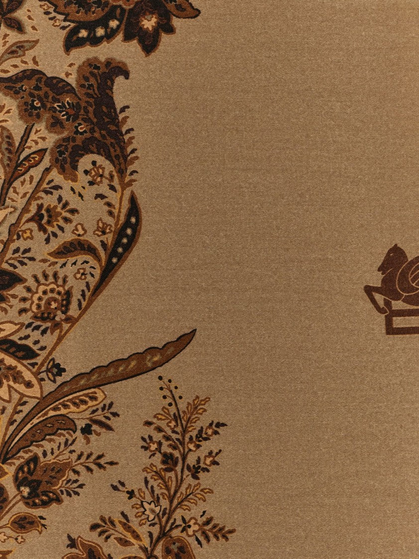 Etro Plaid And Paisley Wool Scarf