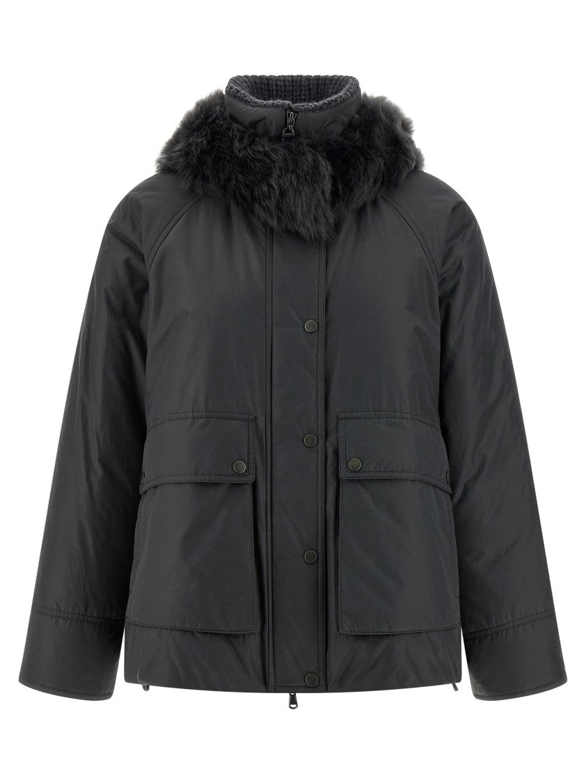Brunello Cucinelli Cashmere Neck Down Jacket