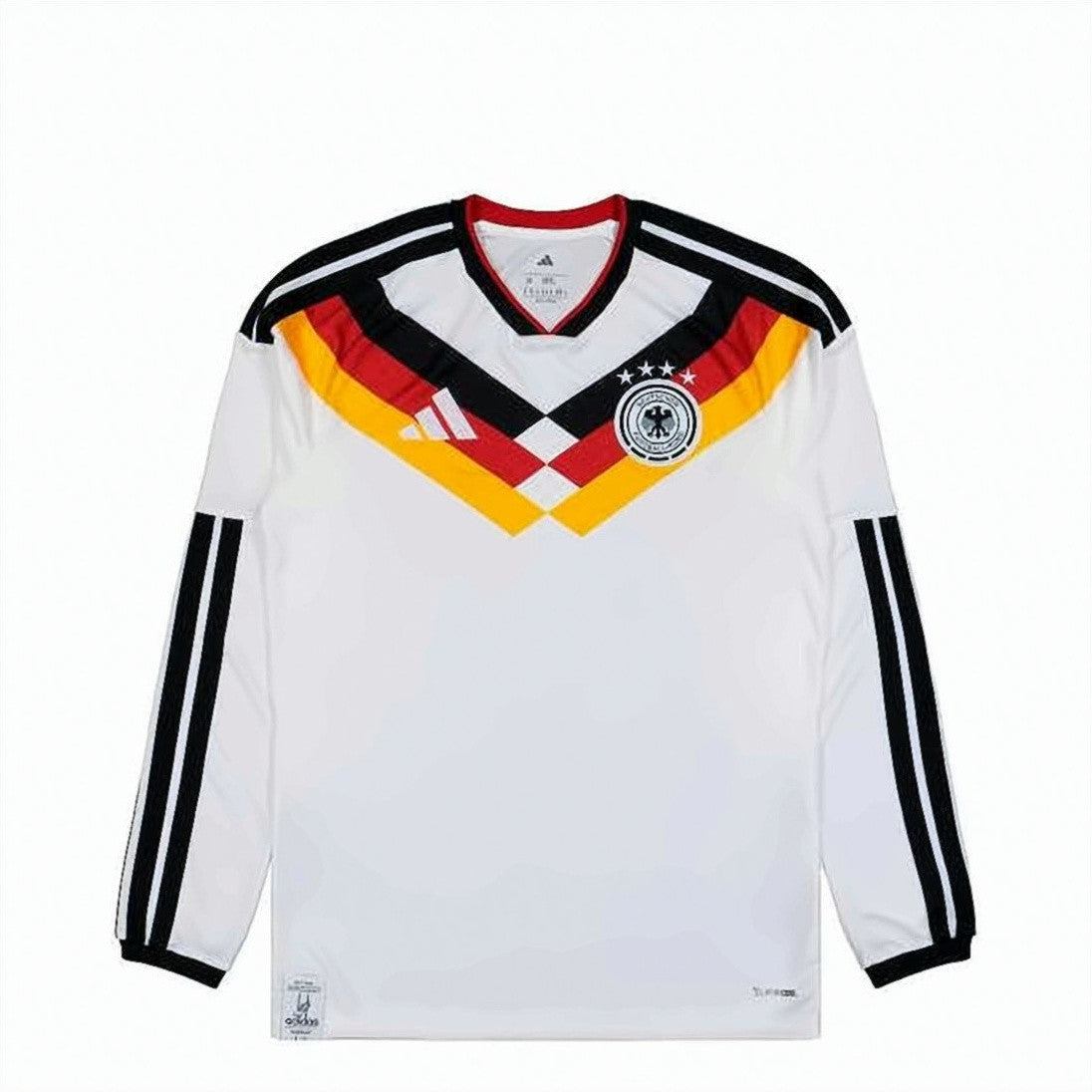 Adidas Long-Sleeve Training Shirt With Bold Stripes