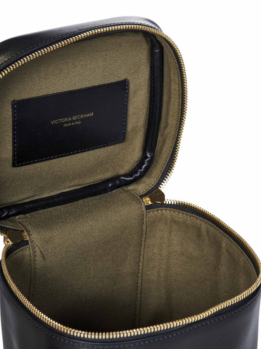 Victoria Beckham Structured Calfskin Shoulder Bag With Removable Strap