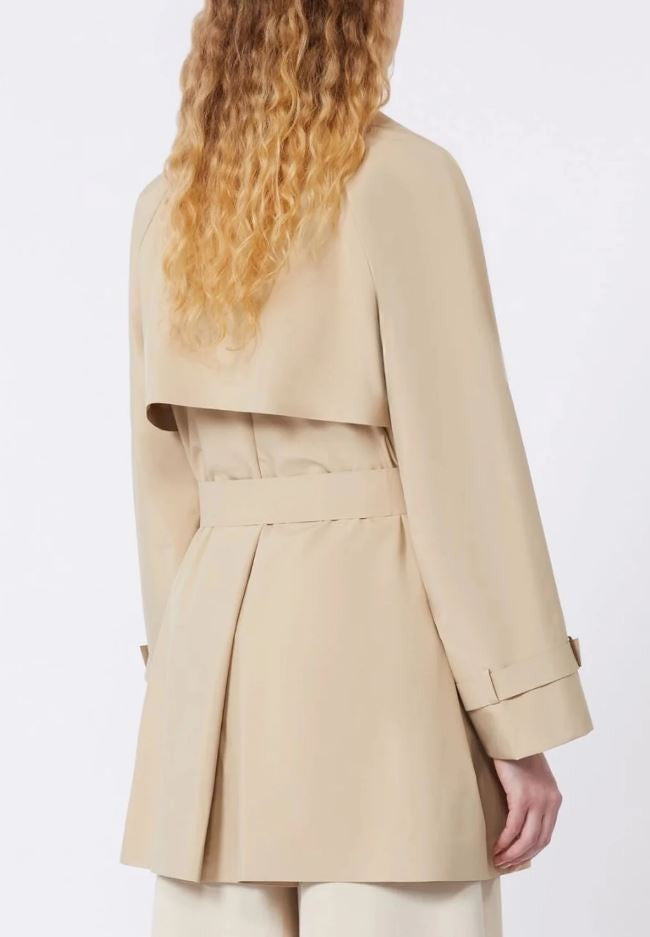 Weekend Ovatta Technical Canvas Trench Coat