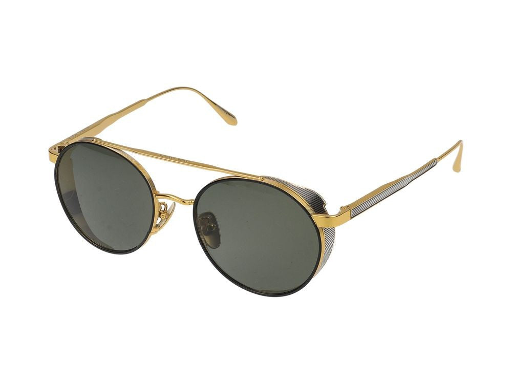 Linda Farrow Sunglasses Lfl1549 Conor C1 Yellow Gold/Light Gold 52/19/145