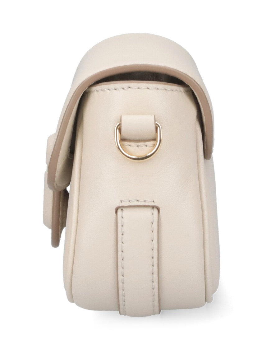 Marc Jacobs Structured Minimalist Shoulder Bag With Logo Clasp