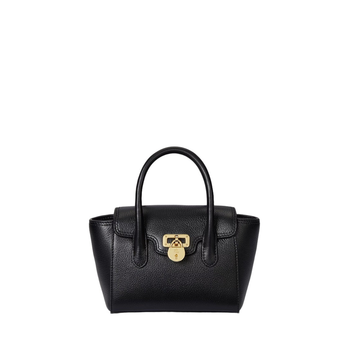 Lauren Ralph Lauren Compact Textured Leather Satchel