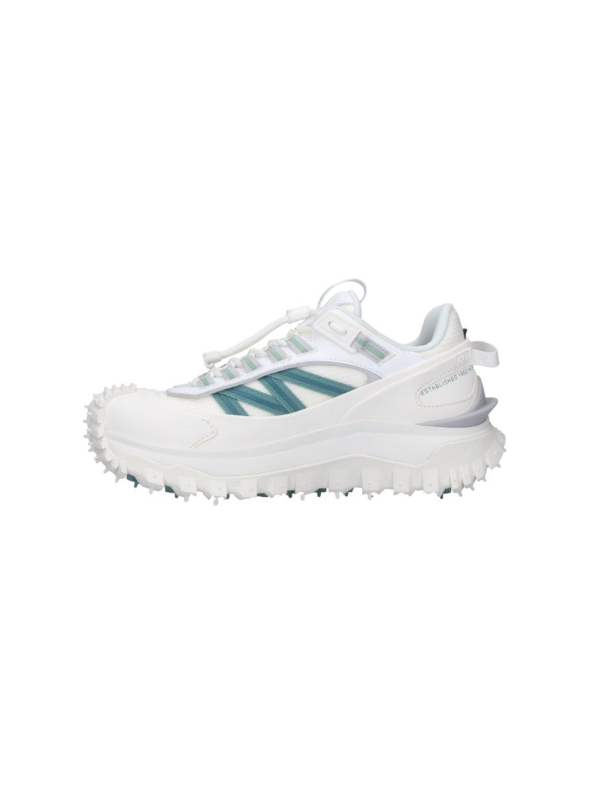 Moncler White Trailgrip Gtx Technical Mesh Sneakers