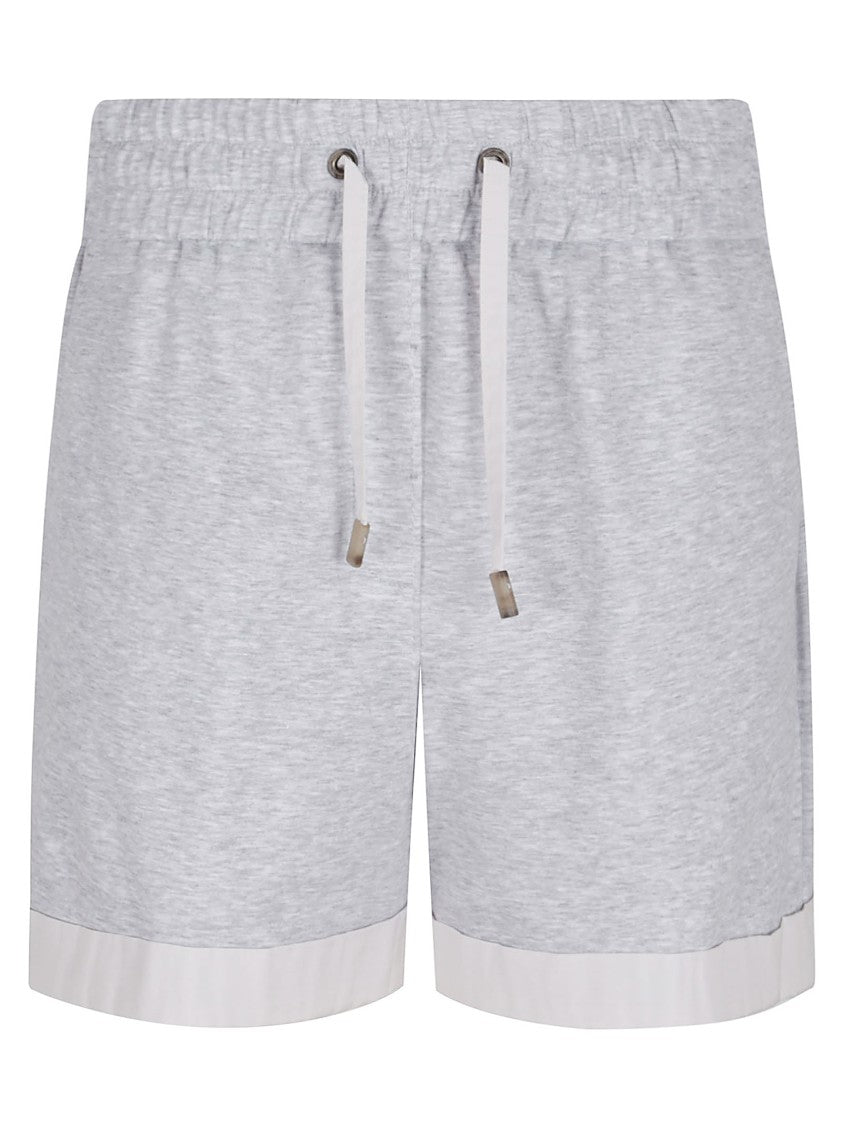 Peserico Light Fleece Shorts With Drawstring Waist