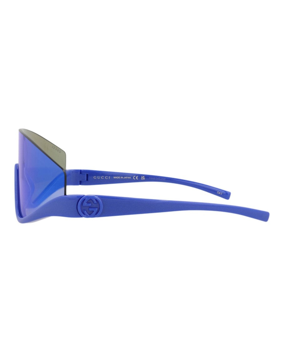 Gucci Shield-Frame Injection Sunglasses