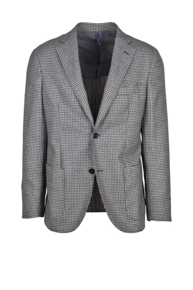Montedoro Rounded Blazer Jacket - Grey