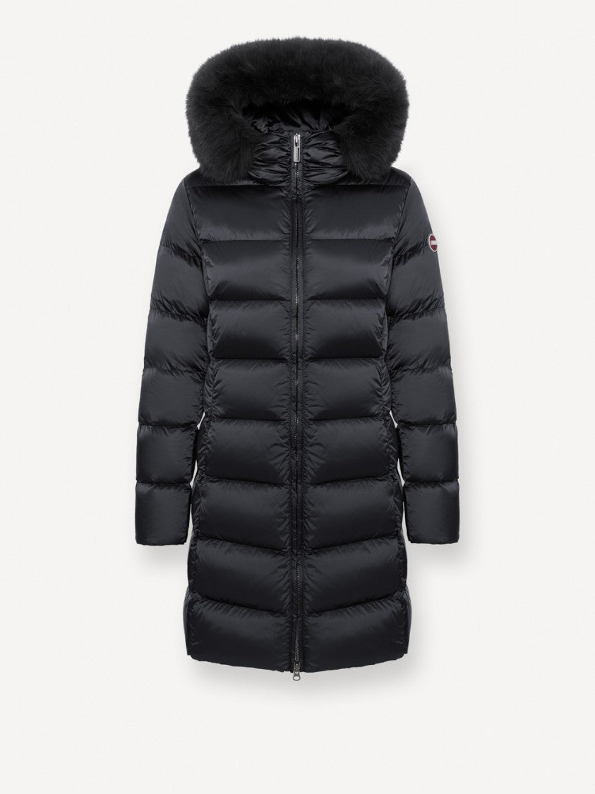 Colmar Plush Fur Trim Padded Down Coat