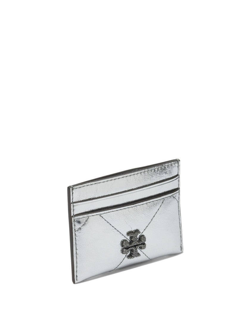 Tory Burch Shiny Metallic Leather Wallet