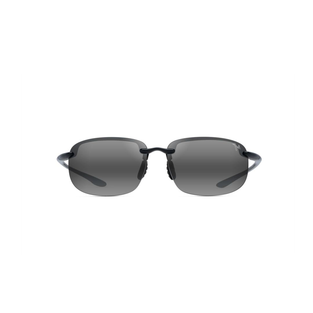 Maui Jim Hookipa Xlarge Rimless Rectangular Sunglasses With Dark Tinted Lenses