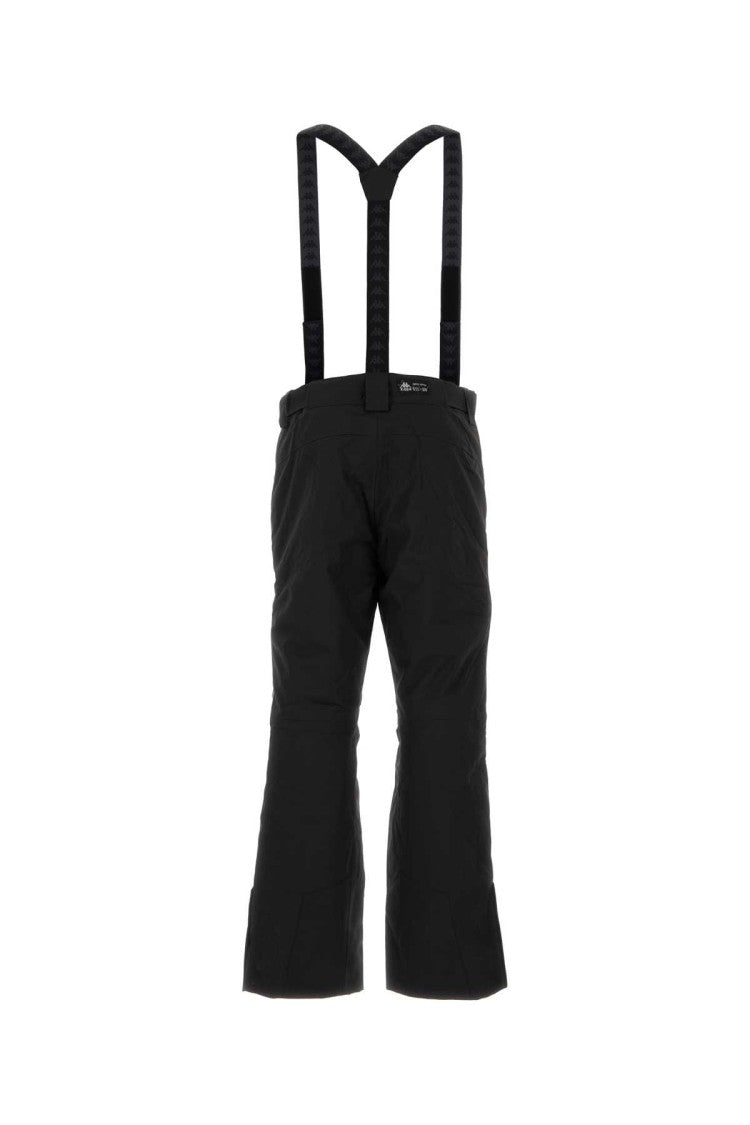 Kappa Black Polyester Ski Pant
