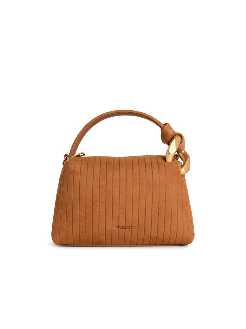 J. W. Anderson Small 'Corner' Caramel Suede Bag
