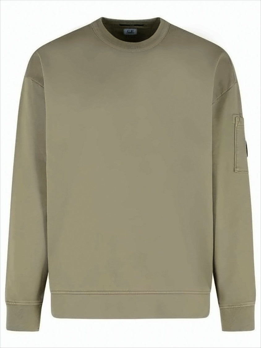 C.P. Company Relaxed Fit Long-Sleeve Cotton T-Shirt With Minimalist Pocket Detail