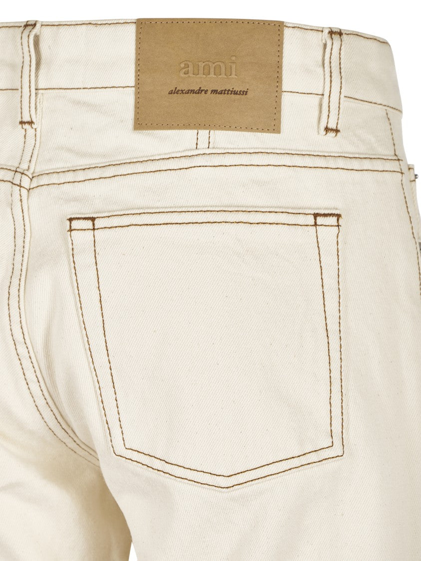 Ami Flared Leg Denim Jeans