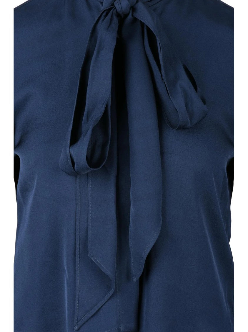 Stella Mccartney Blue Viscose Women's Short Viscose Shirt
