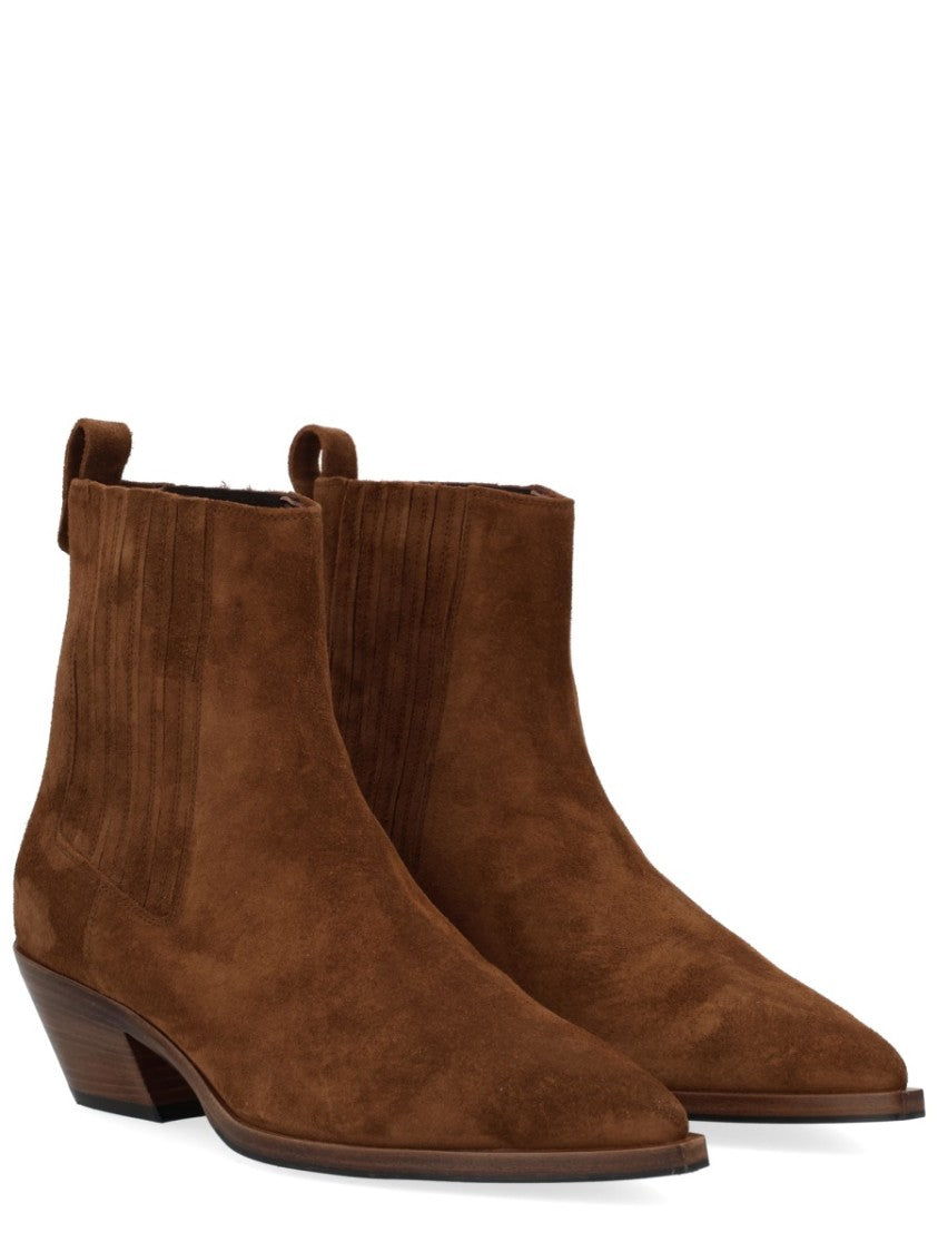Roberto Festa Pointed Toe Suede Ankle Boots