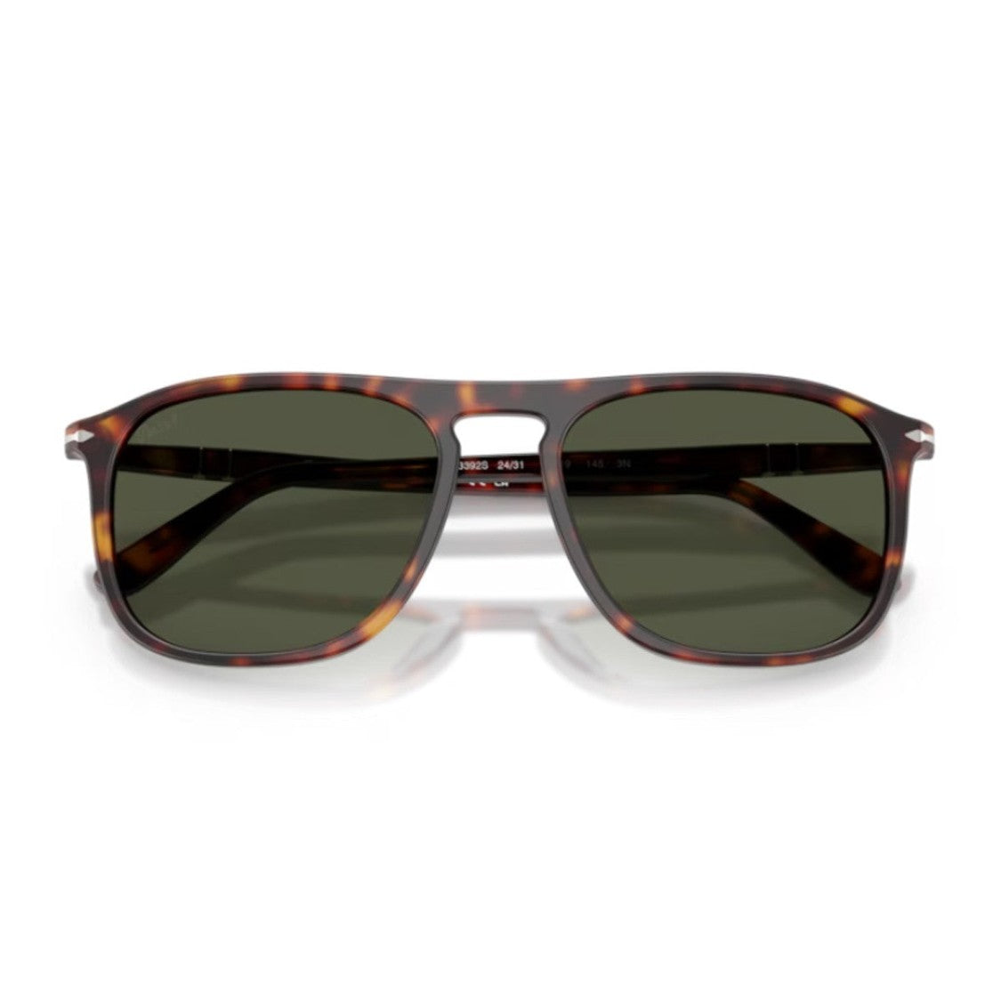 Persol Havana Po3392s Acetate Squared Sunglasses