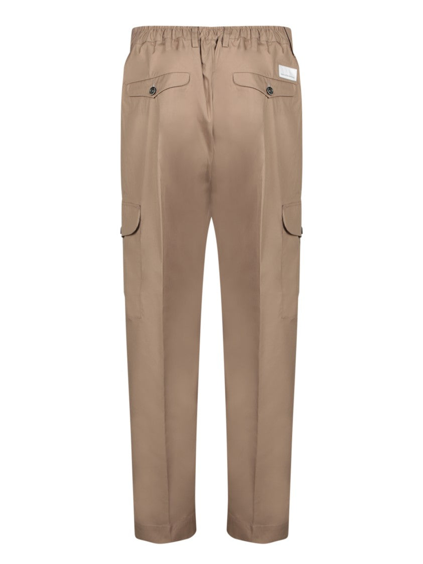 Nine In The Morning Wide-Leg Cargo Trousers With Side Pockets