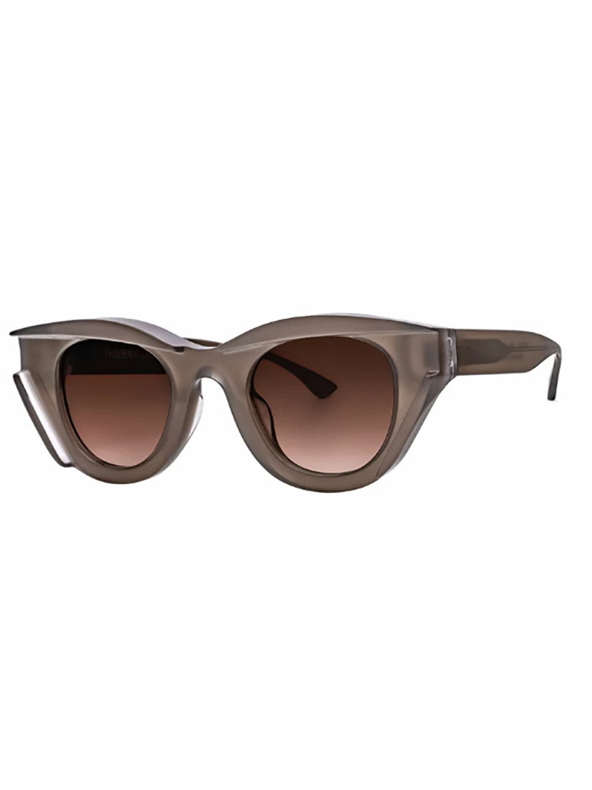 Thierry Lasry Dismissy Oversized Cat-Eye Angular Sunglasses