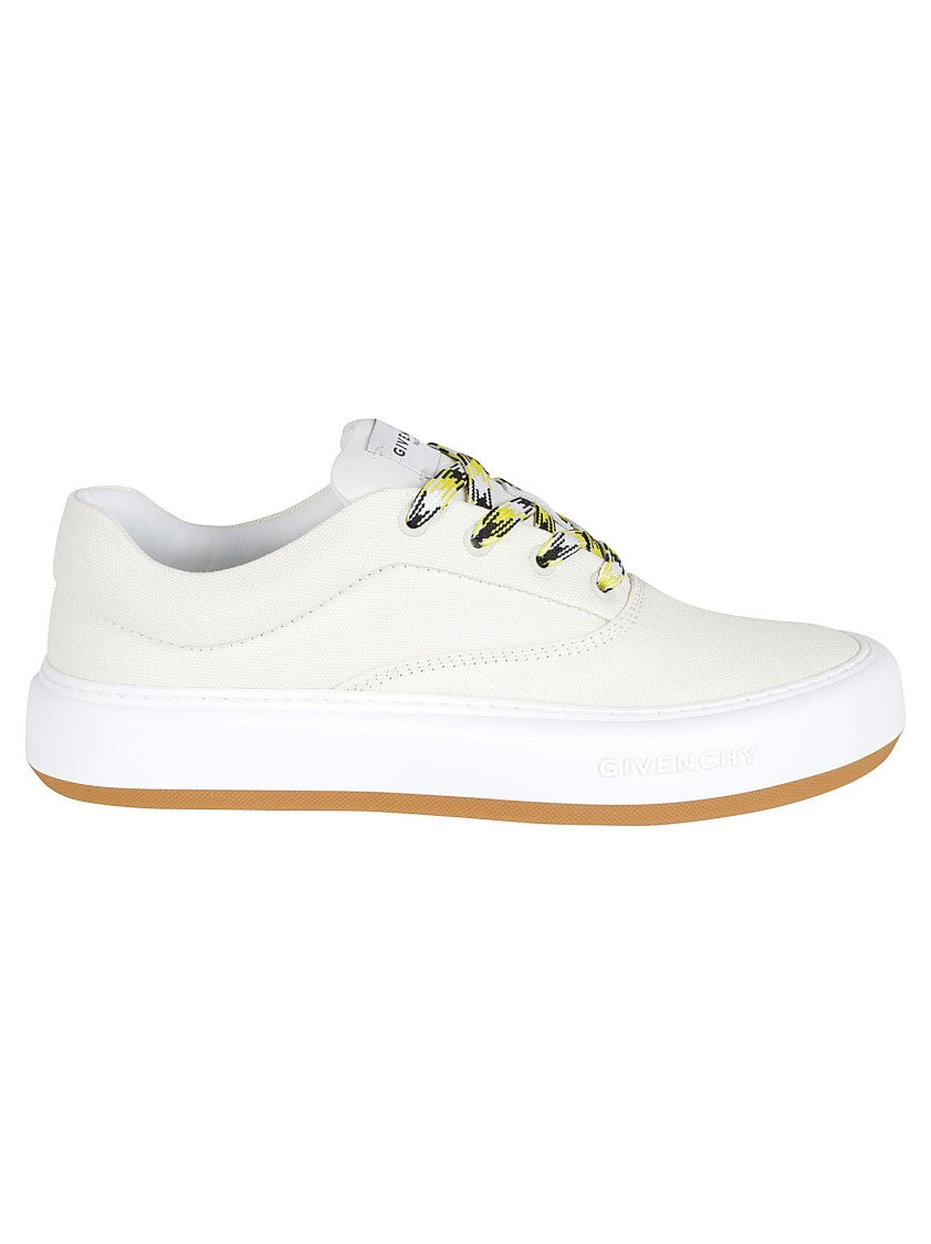 Givenchy Low-Top Cotton Canvas Sneakers With Dual Lace Options