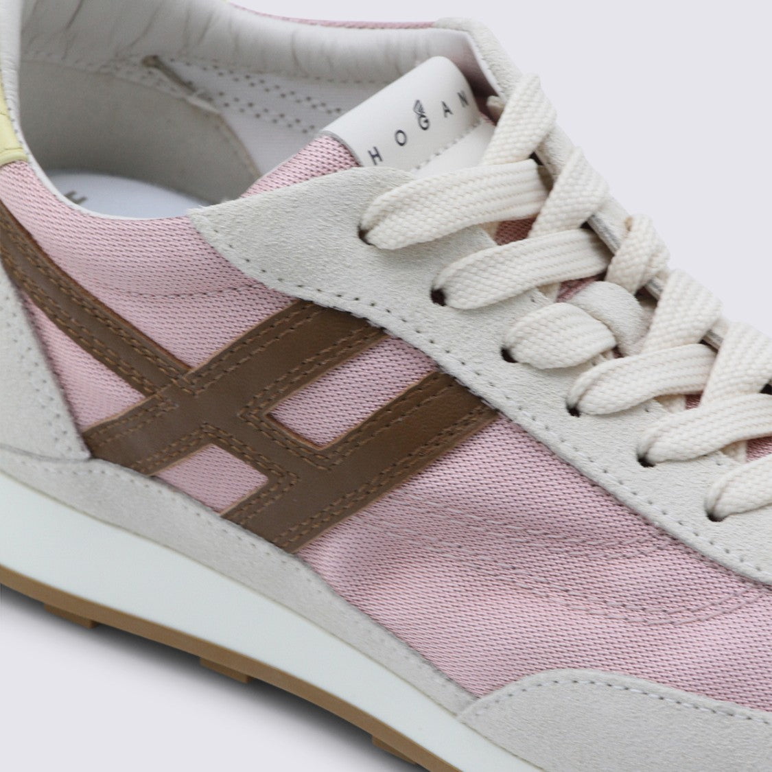 Hogan White Perforated Sneakers