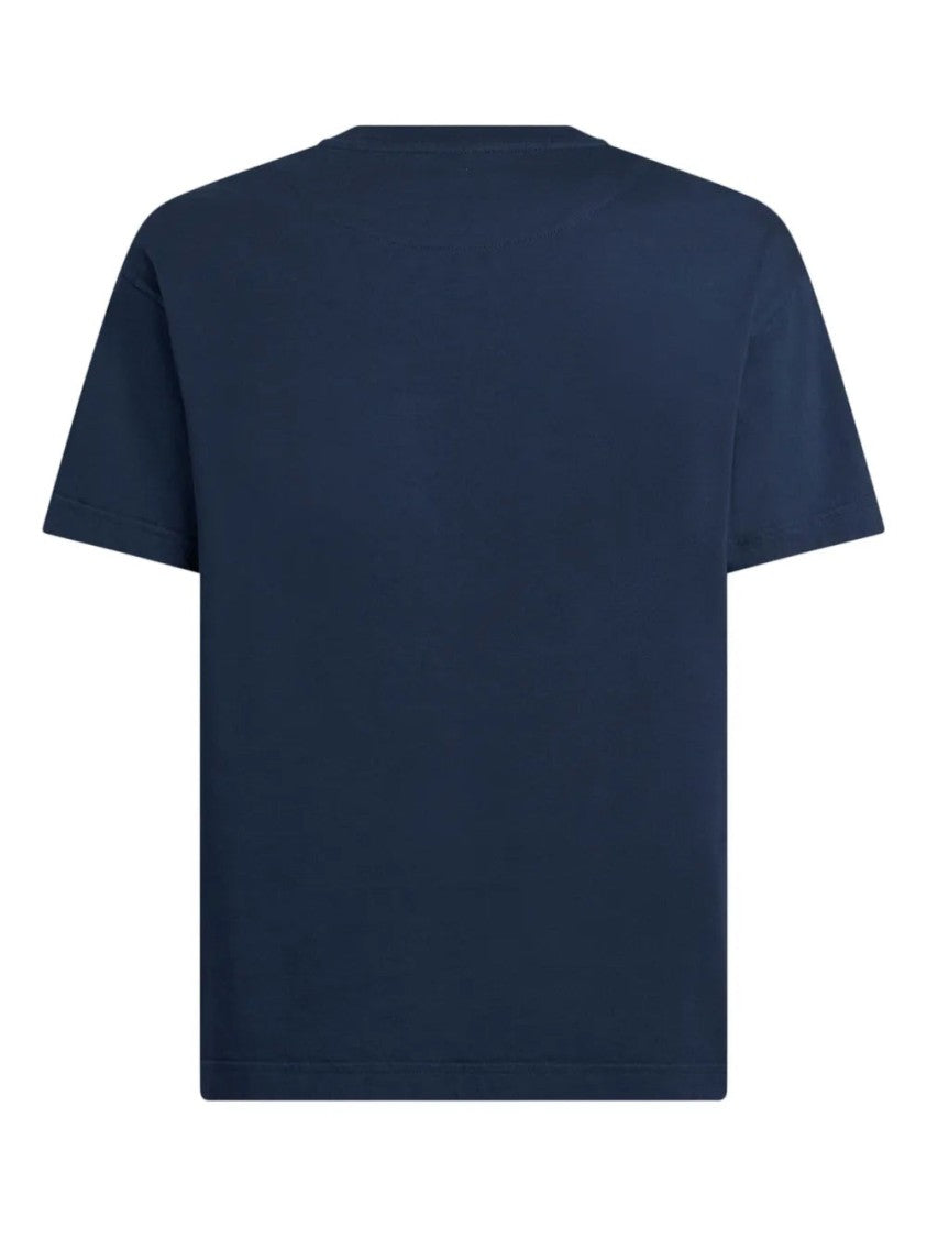 Etro Pegaso-Motif Short Sleeve T-Shirt In Breathable Cotton
