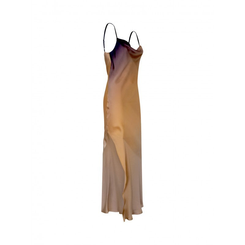 Sleep No More Multicolor Silk Long Dress