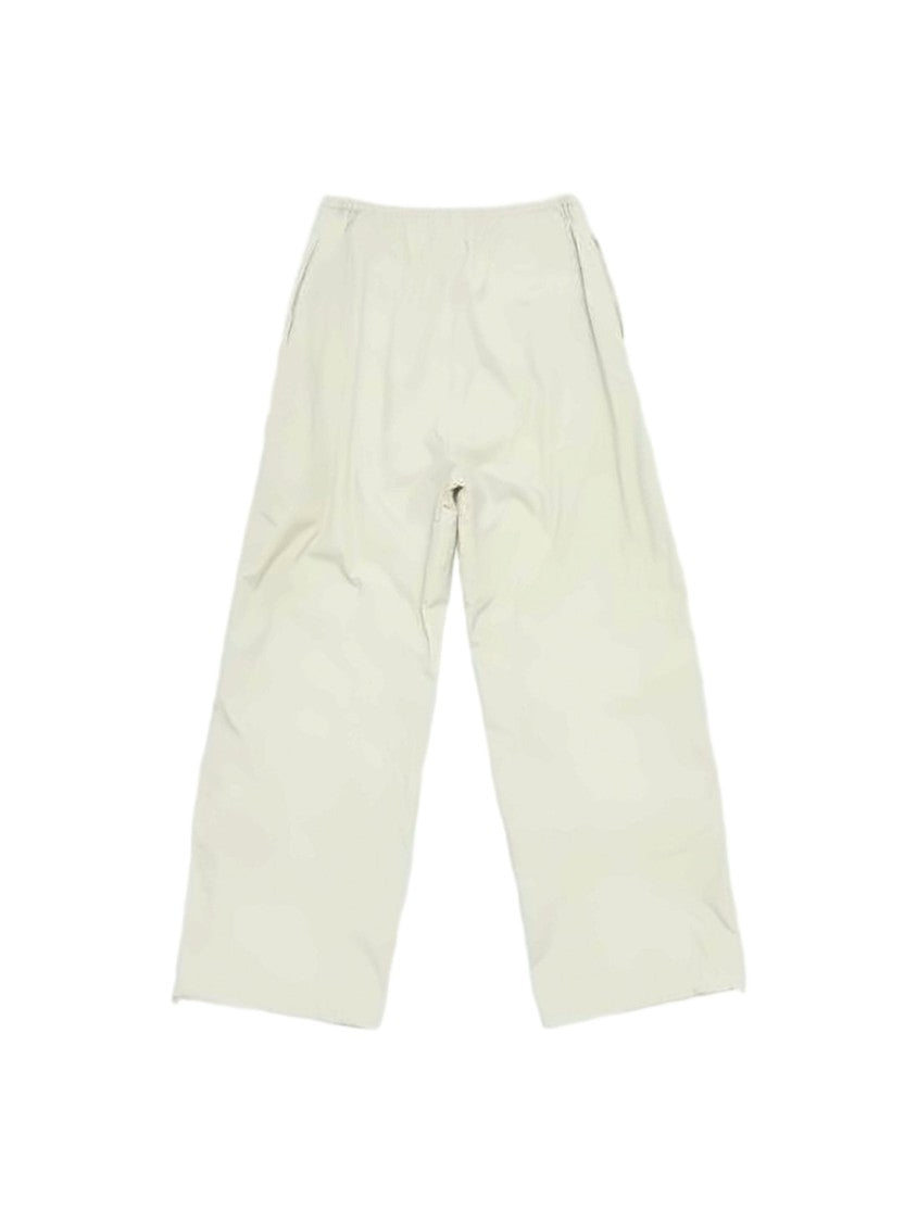 Amomento Wide-Leg Relaxed Fit Pants With Panel Detail