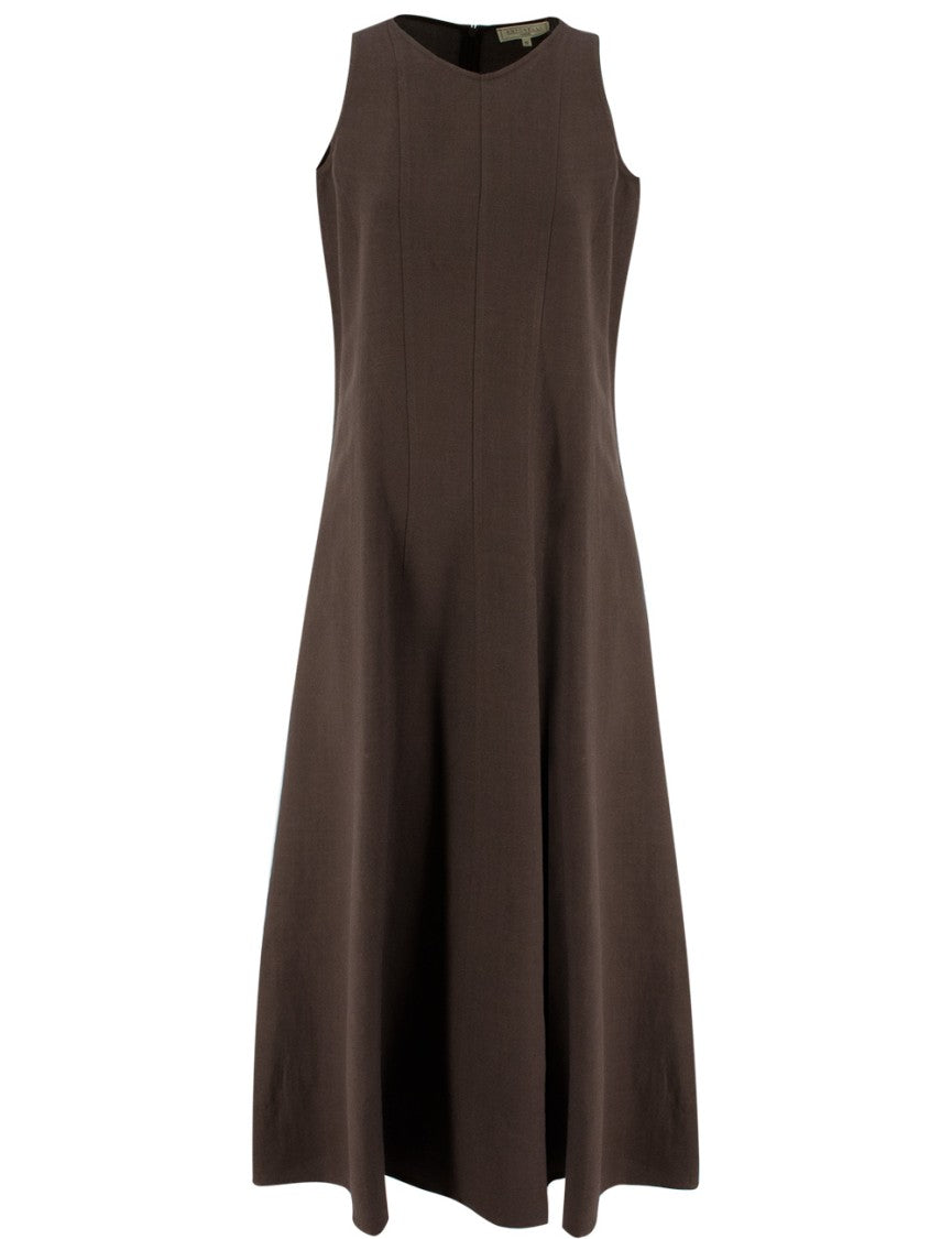 Antonelli Maxi Dress With Round Neck