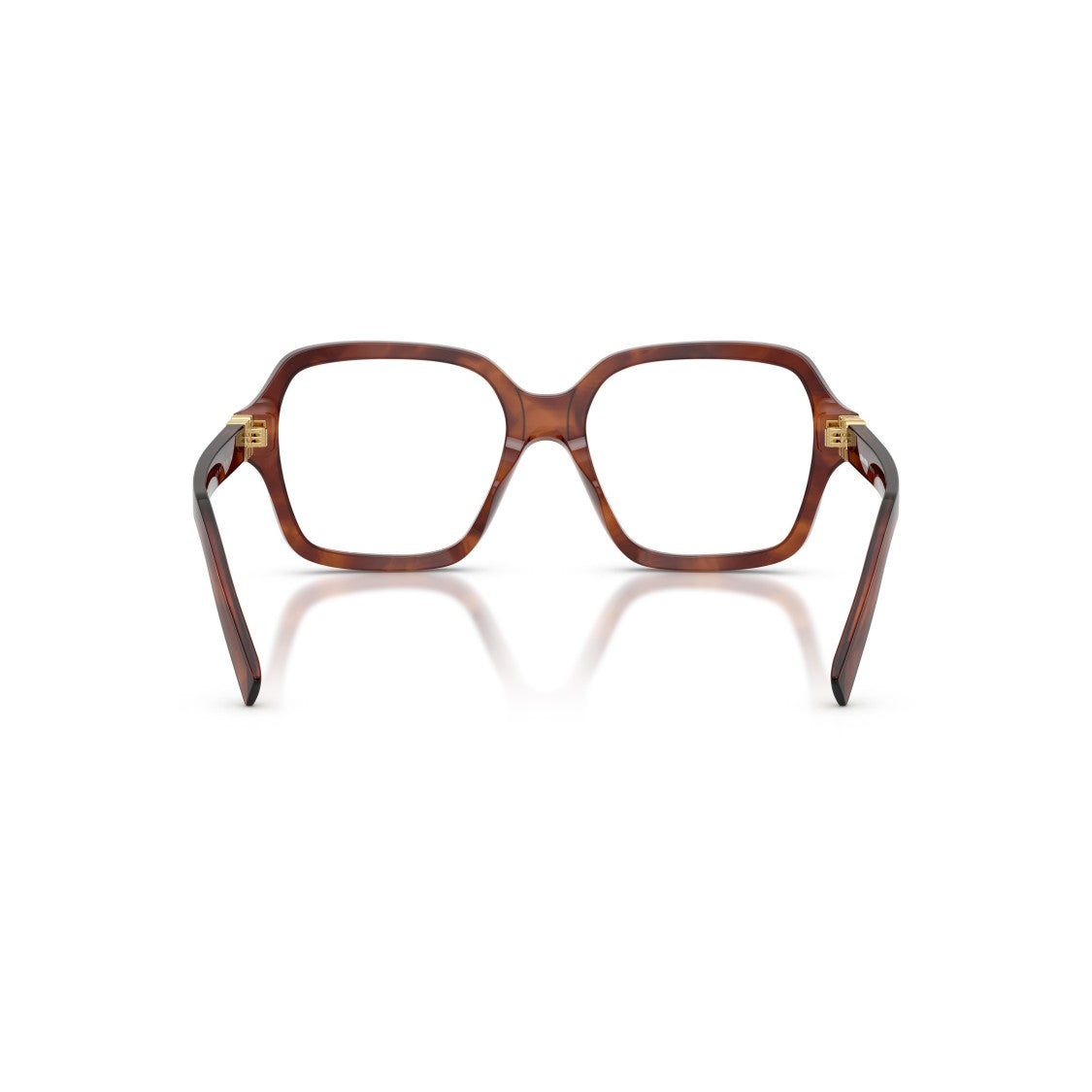 Miu Miu 0Mu 03Yv Oversized Tortoiseshell Square Frame Eyeglasses