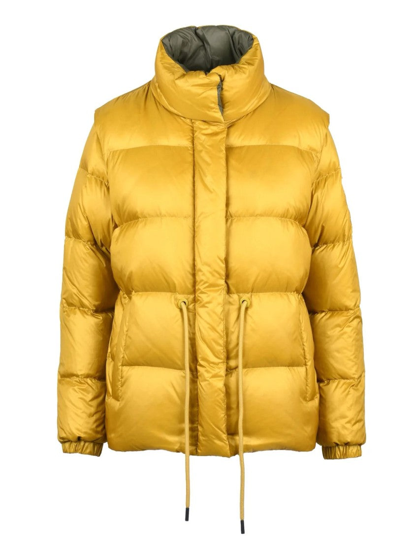 After Label Yellow Polyamide Down Jacket