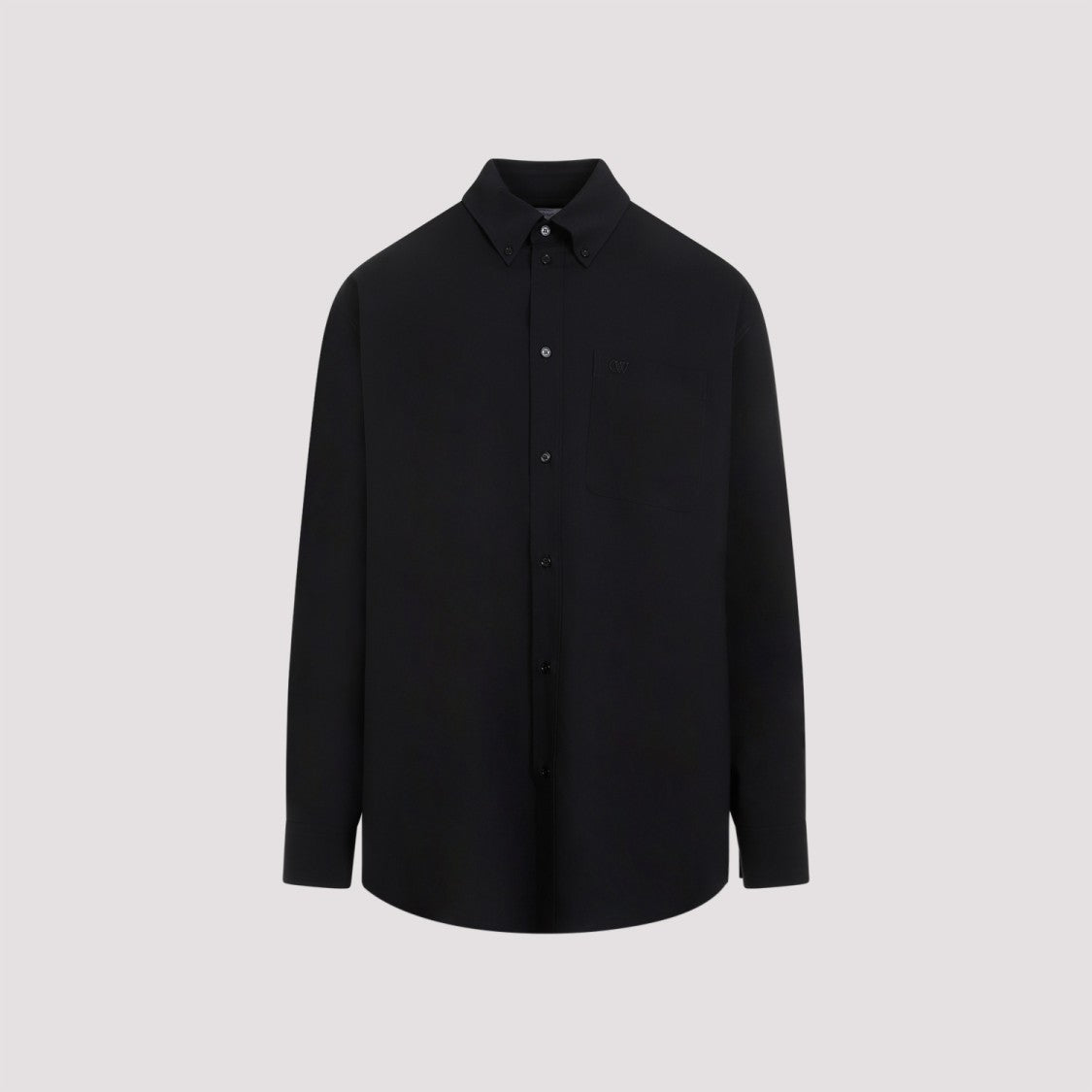 Off-White Emb Black Cotton Shirt