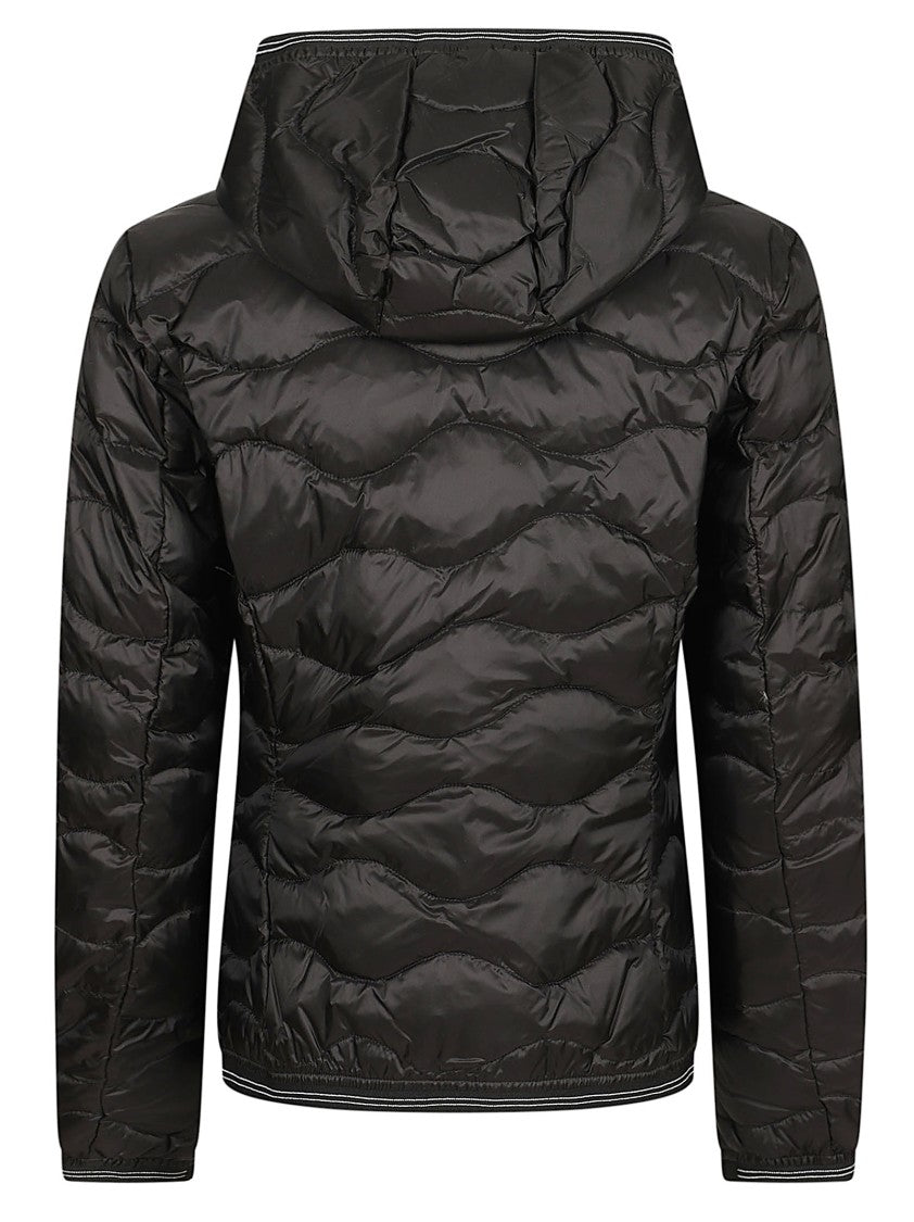 Blauer Lightweight Puffer Jacket With Horizontal Wave Stitching
