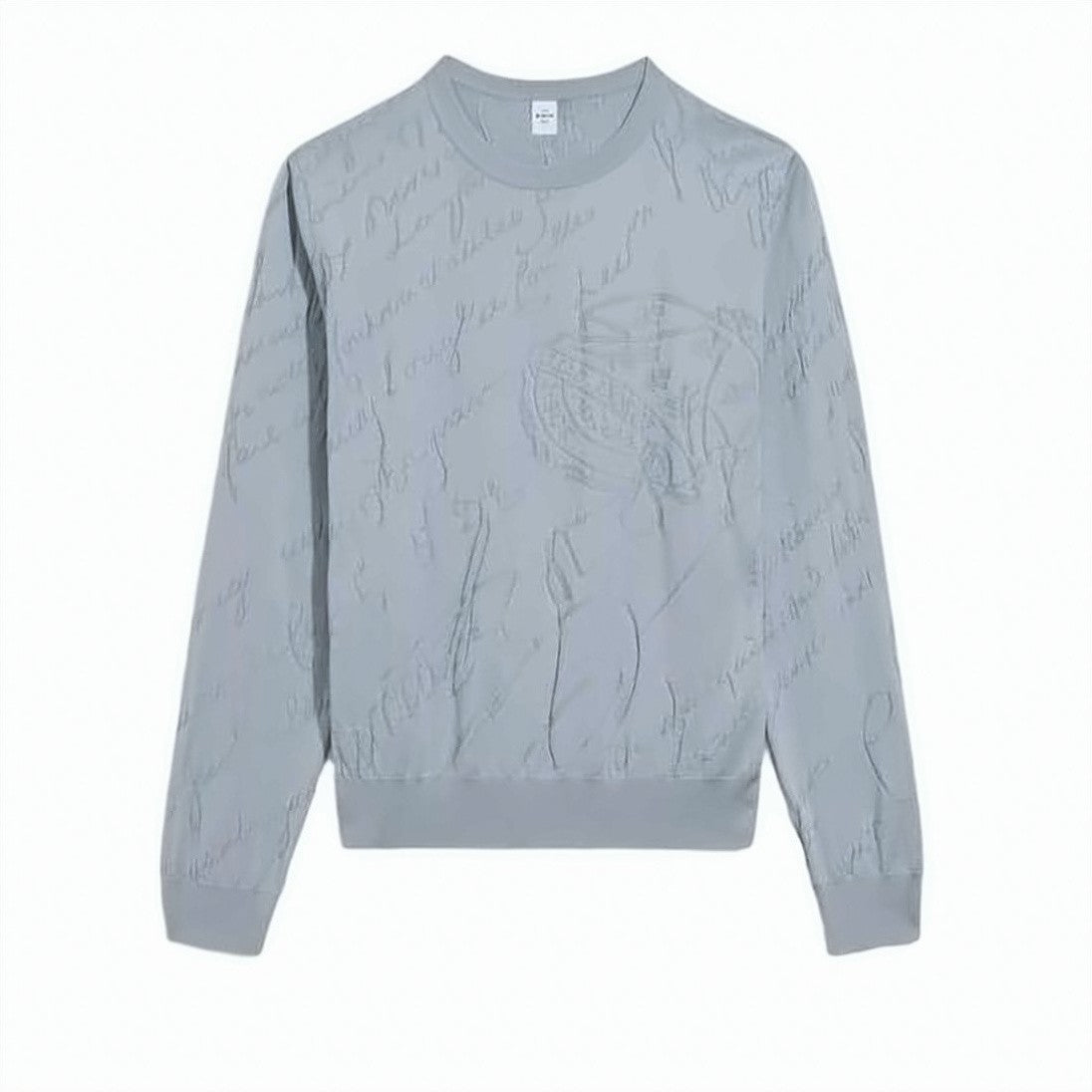 Berluti Jacquard Patterned Silk-Cotton Berluti Sweater