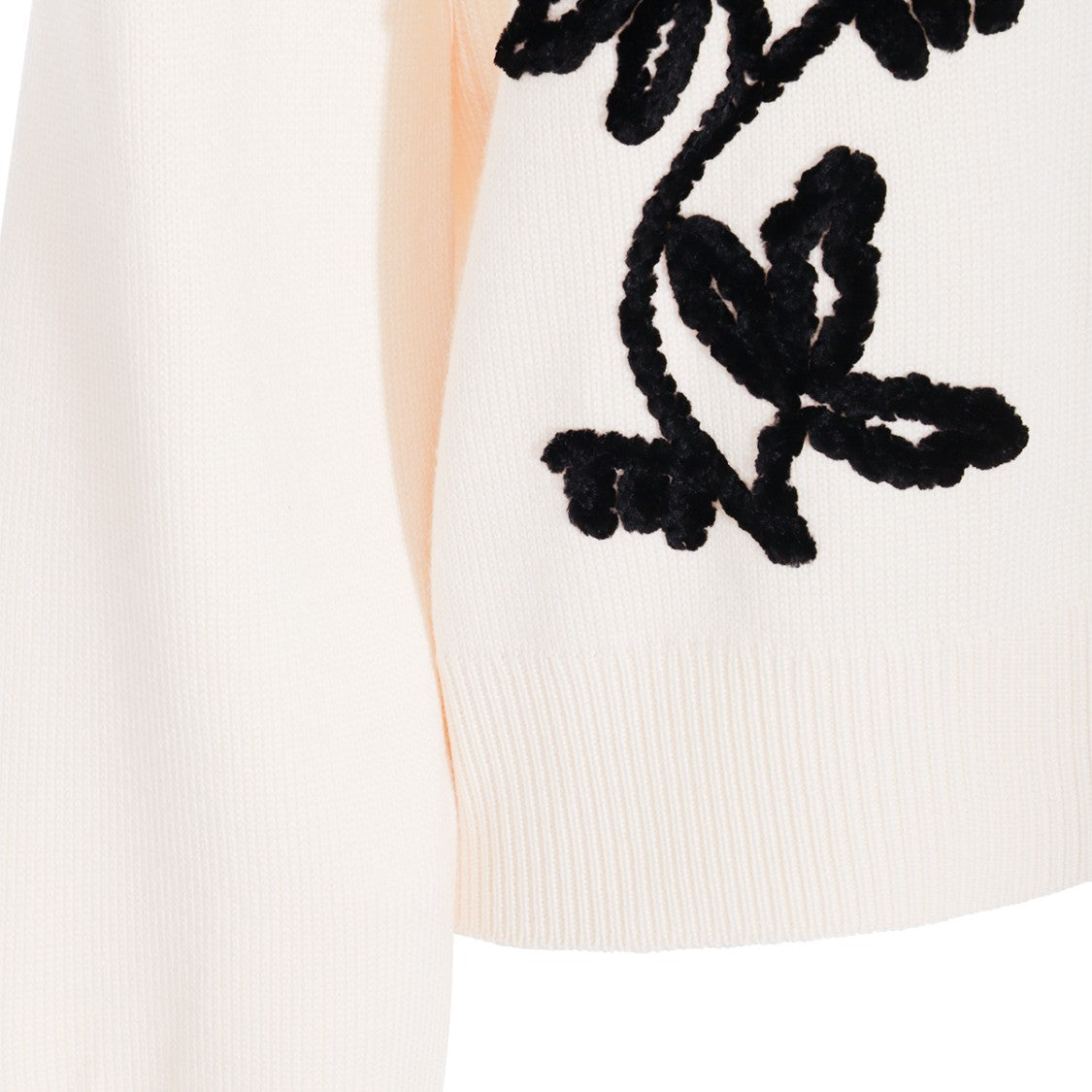 Jil Sander White Wool Knitwear