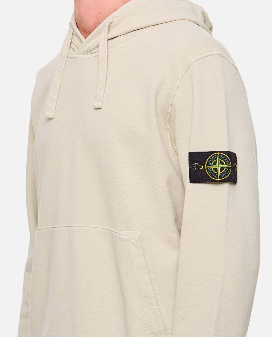 Stone Island Classic Hooded Sweatshirt With Kangaroo Pocketlogo Patch